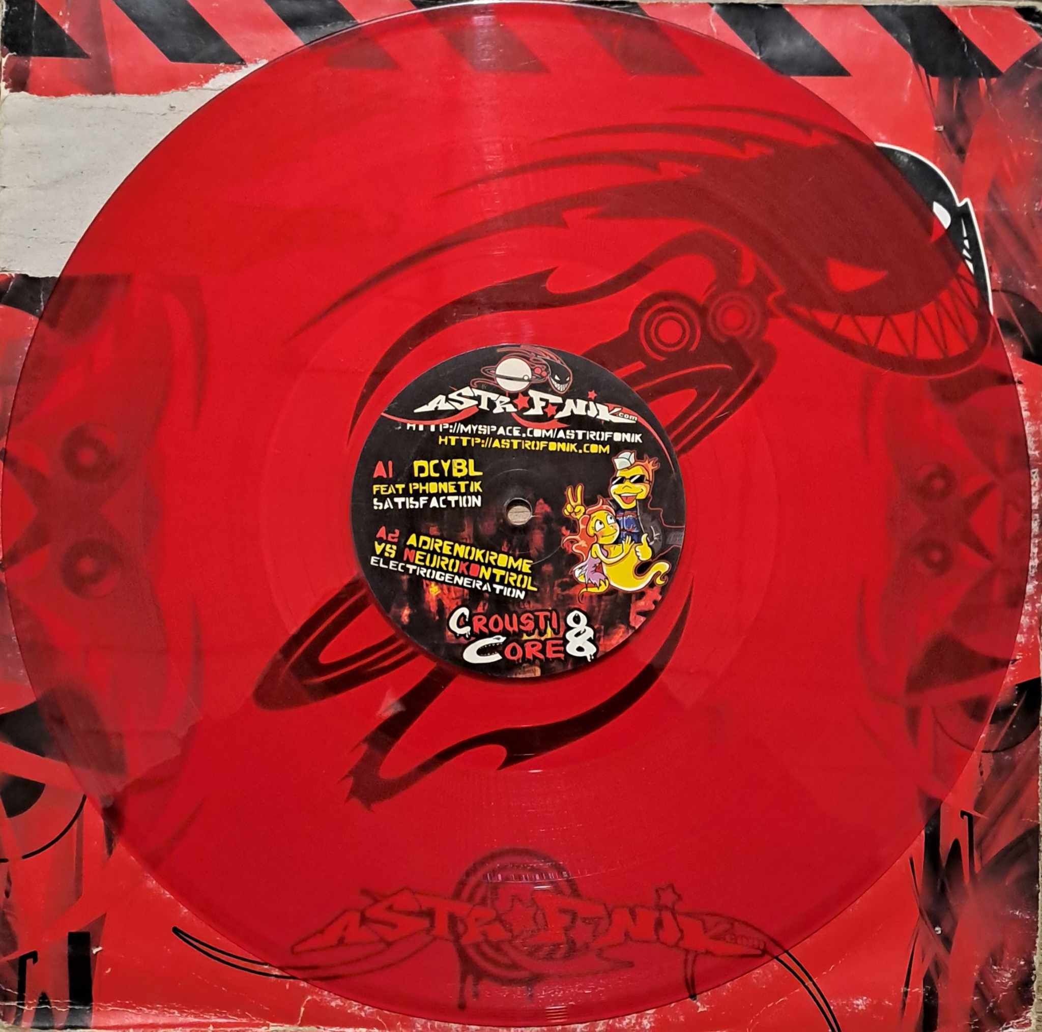 Crousti Core 08 (rouge) - vinyle freetekno